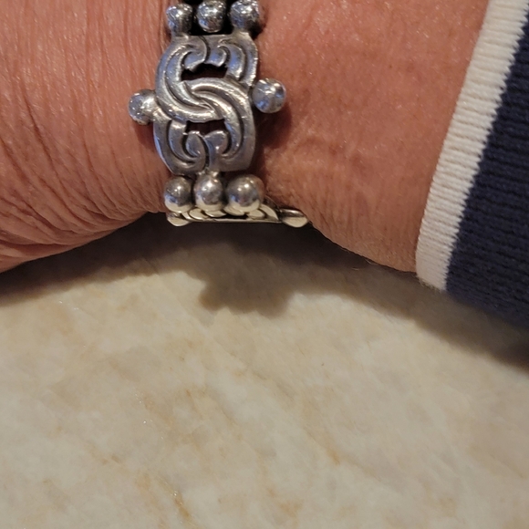 Vintage 925 Sterling Silver Bracelet made in Mexico 80 grams - Picture 4 of 16